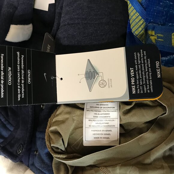 NIKE PRO - BOYS LARGE- GREEN CAMO OREGON DUCKS COMPRESSION SHIRT - 217677 - Picture 8 of 8